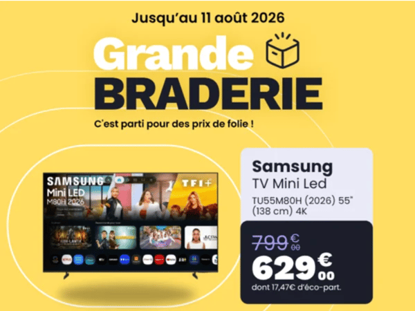 TV Mini LED SAMSUNG TU55M80H (2026) 55