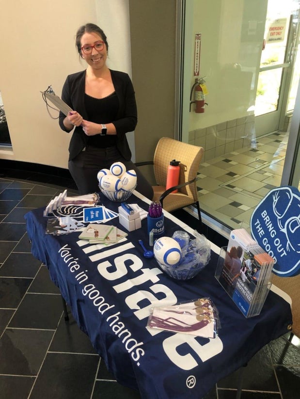 One of our top agents, Wynter is always working to get people excited about their potential savings with Allstate!