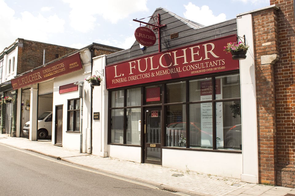 L Fulcher Funeral Directors in St Johns Street, Bury St Edmunds