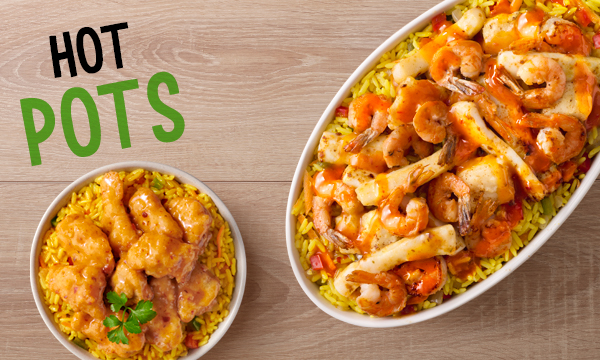 Spice it up with a spicy hake pot or a seafood Hot Pot for two from Fishaways Boardwalk Mall.