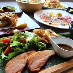 ●12月●【冬薫る 肉と魚コース】ローストポークや若鶏の照り焼き■2時間飲み放題付き9品3800円