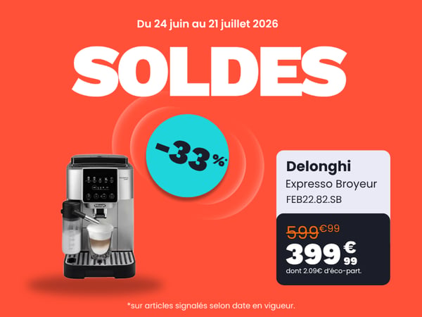 Expresso Broyeur DELONGHI FEB22.82.SB Magnifica Start Argent dans votre magasin Boulanger Saint Omer