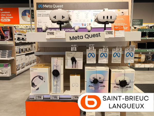 Venez tester en magasin nos casque de réalité virtuelle Meta