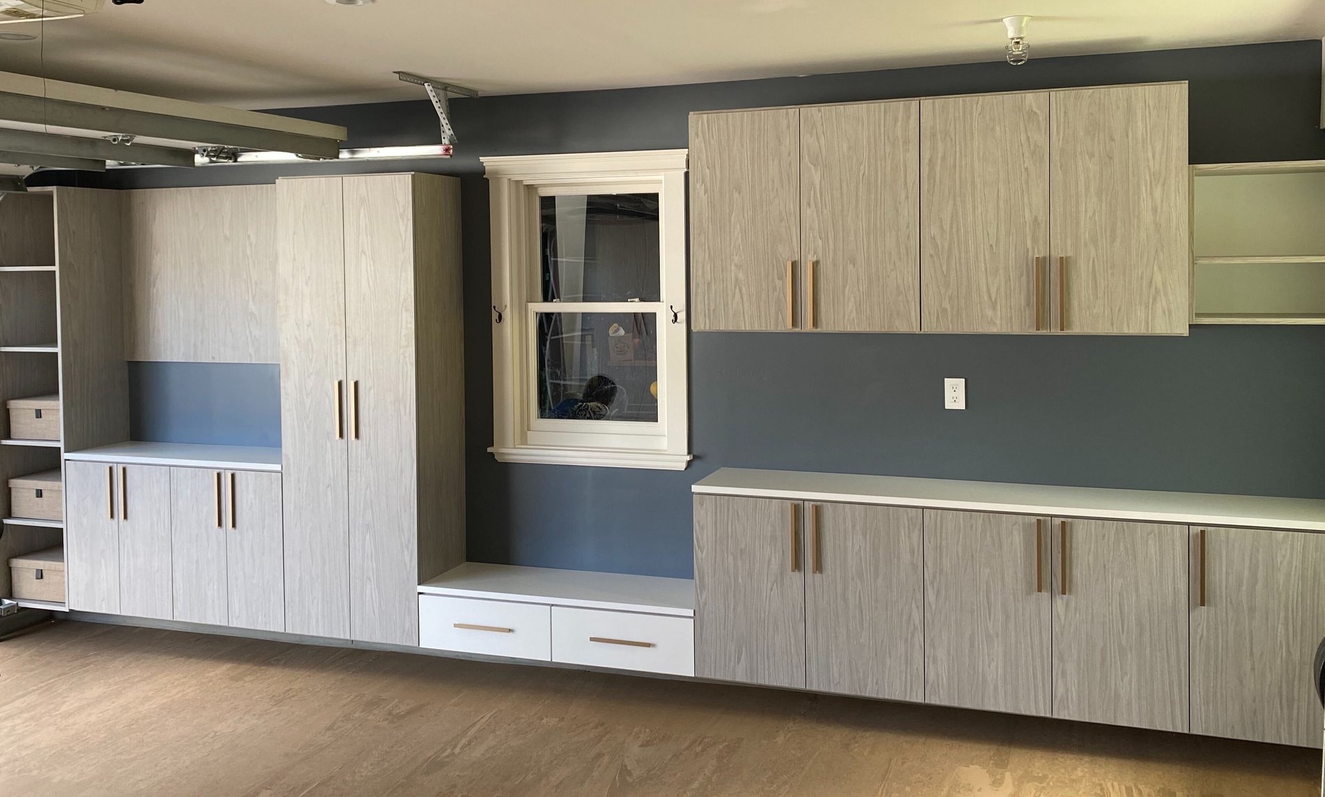 Custom garage storage Custom built locally made garage storage solutions