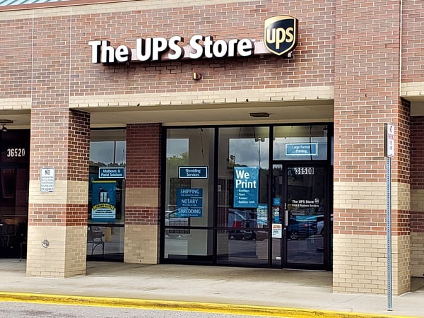 Facade of The UPS Store Westland
