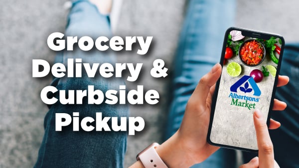 grocery delivery and curbside pickup