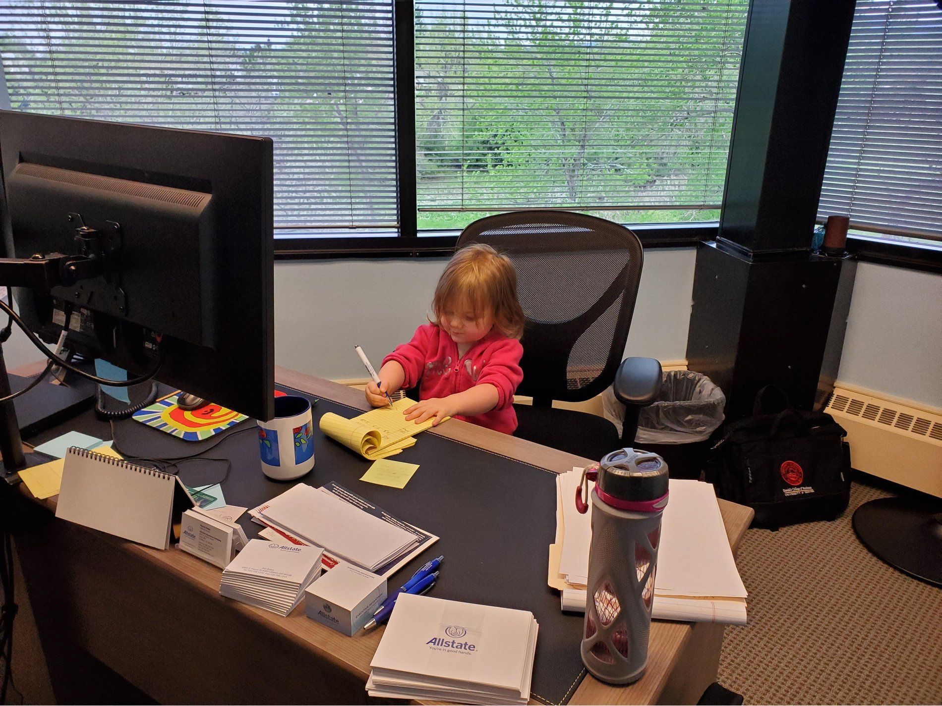 Our newest Exec!, Not really, but isn't our niece adorable?