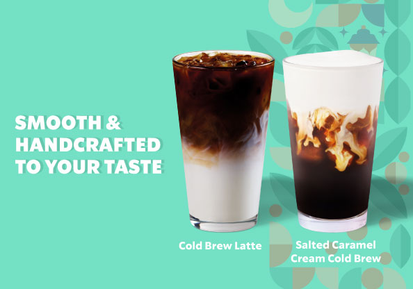Enjoy a caramel cloud macchiato