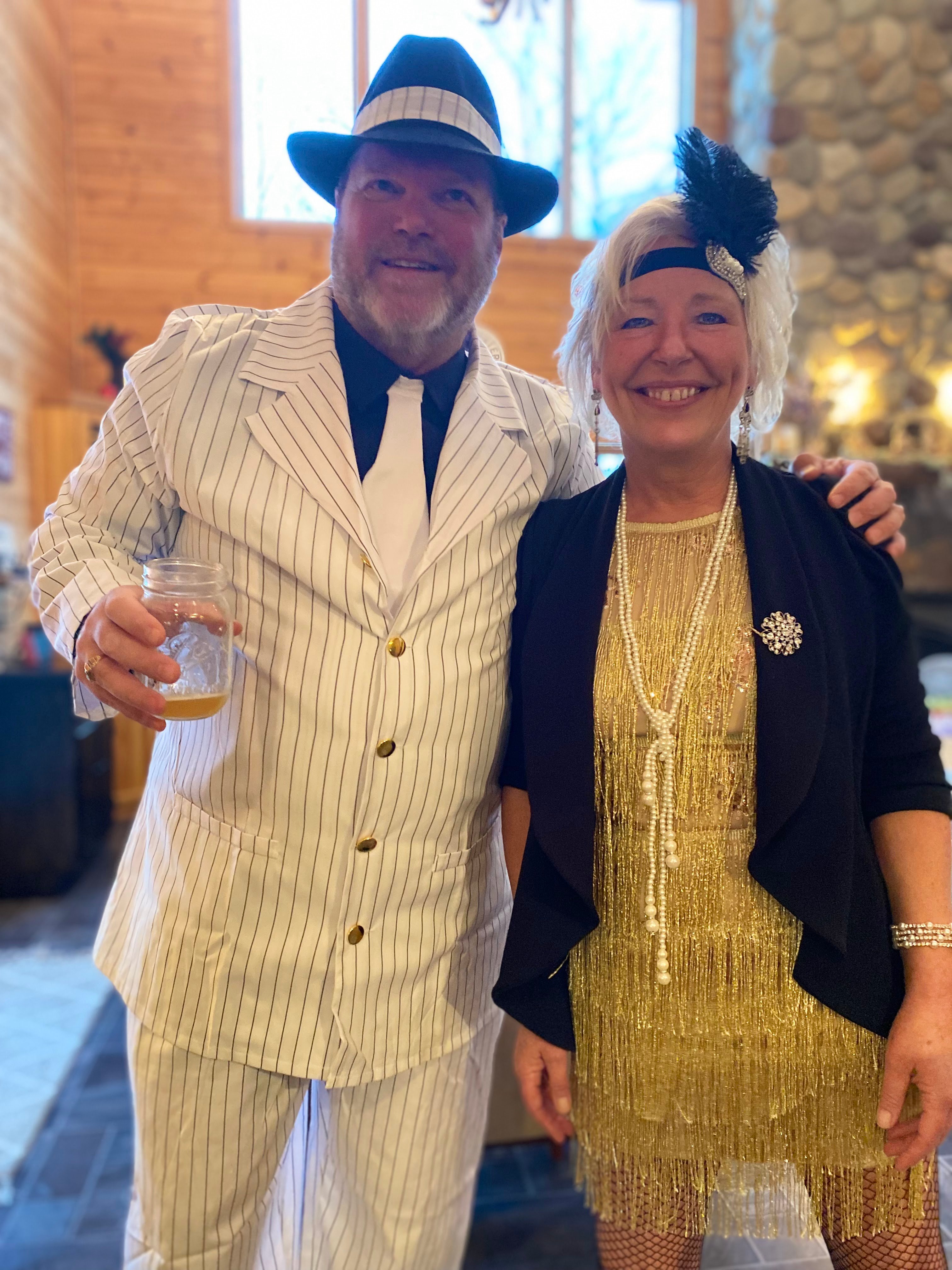 We had the BEST time at our murder mystery team holiday party!