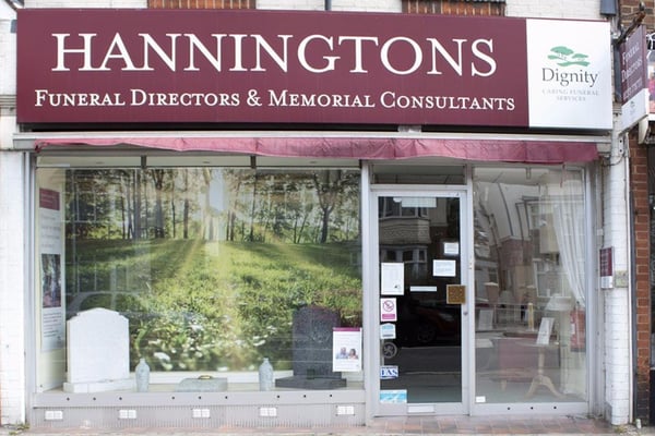Hanningtons Funeral Directors in Hove, East Sussex.