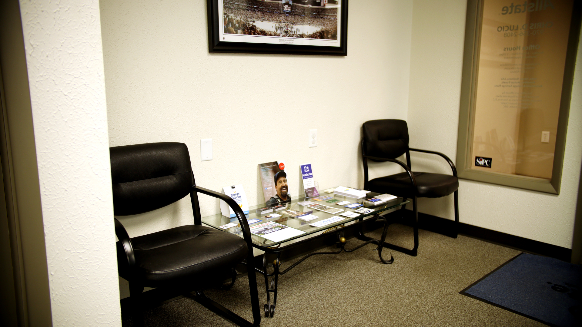 Our waiting area!