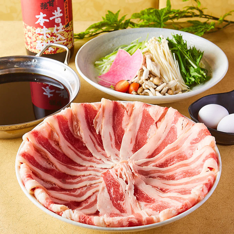飲める高級みりんの牛すき焼き