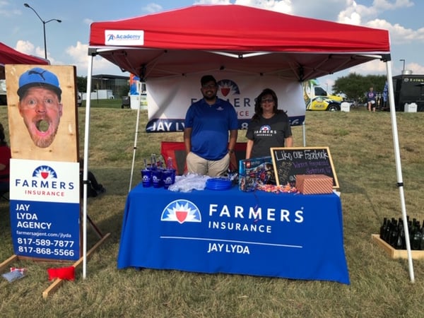 Farmers Insurance booth
