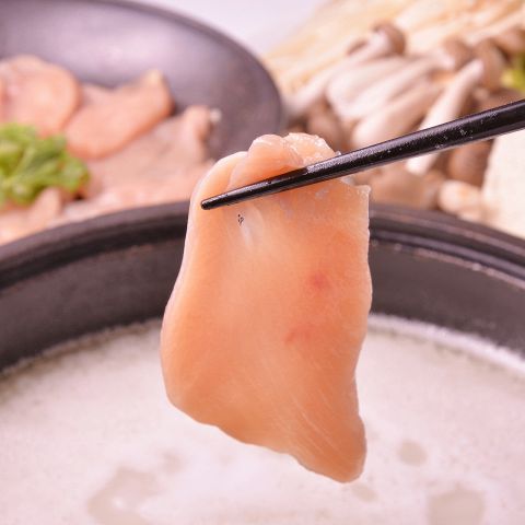 日本酒出汁の選べる 鶏しゃぶしゃぶ(一人前)