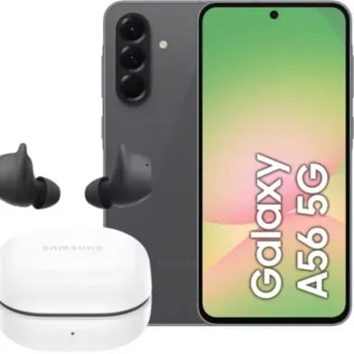 Smartphone SAMSUNG Pack A56 Graphite+Buds FE Noir