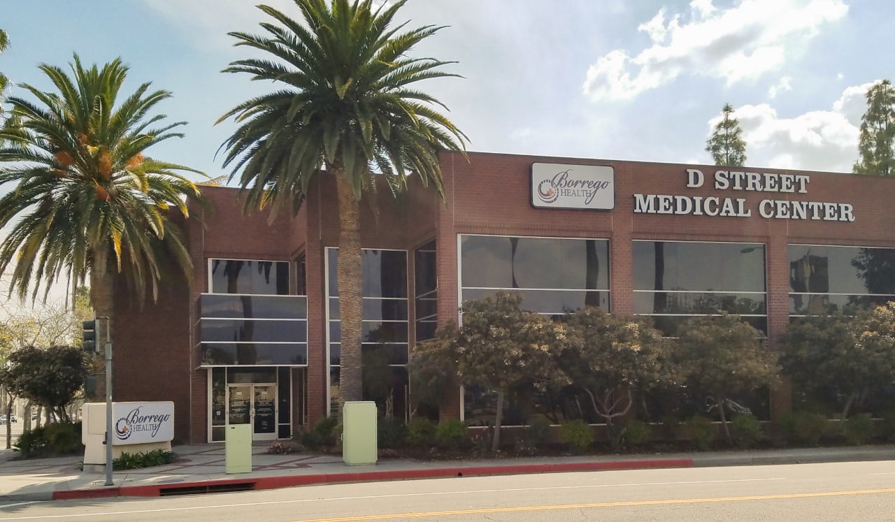 Street view of Borrego Health's D Street Medical Center.