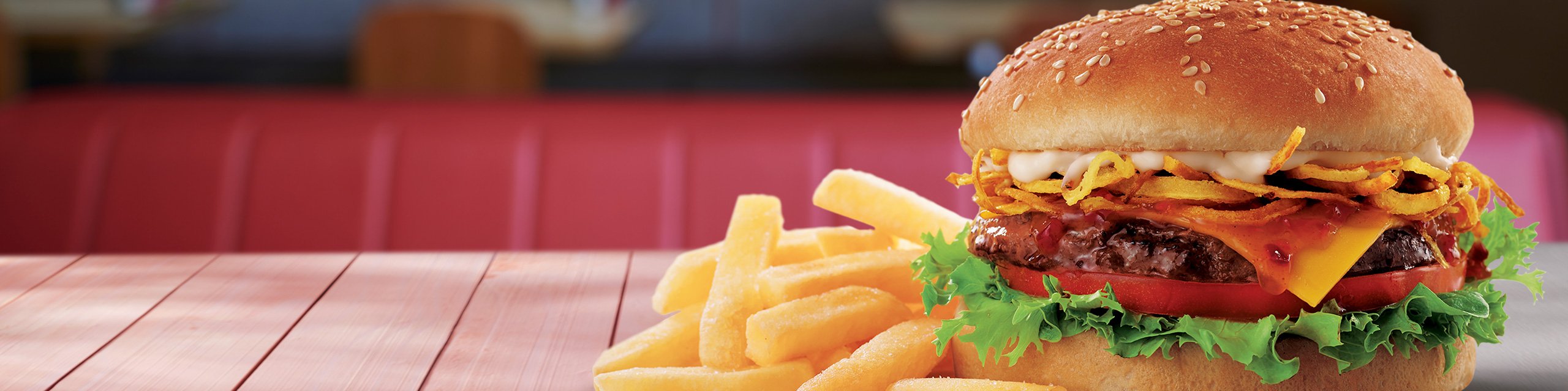 Sweet Chilli Cheese Burger