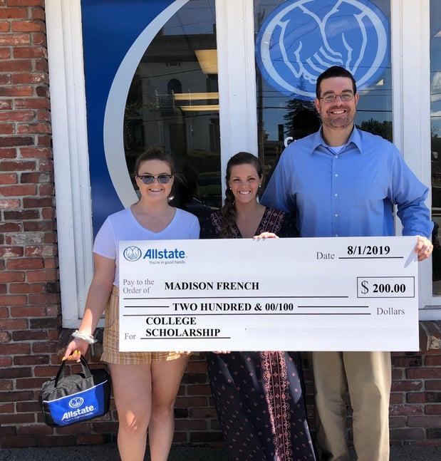 Our agency is so excited to present our first annual, college scholarship to Madison French who will be attending MCC for GraphicDesign in the fall! Congratulations Madi, we are so proud of you!
