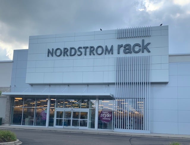 Nordstrom Rack clothing store exterior in Beavercreek