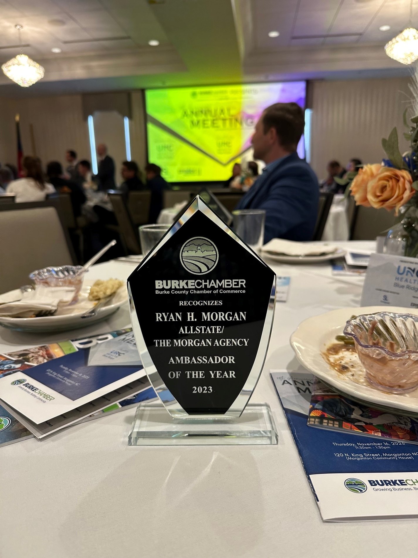 Burke County Chamber of Commerce Ambassador of the year for 2023.