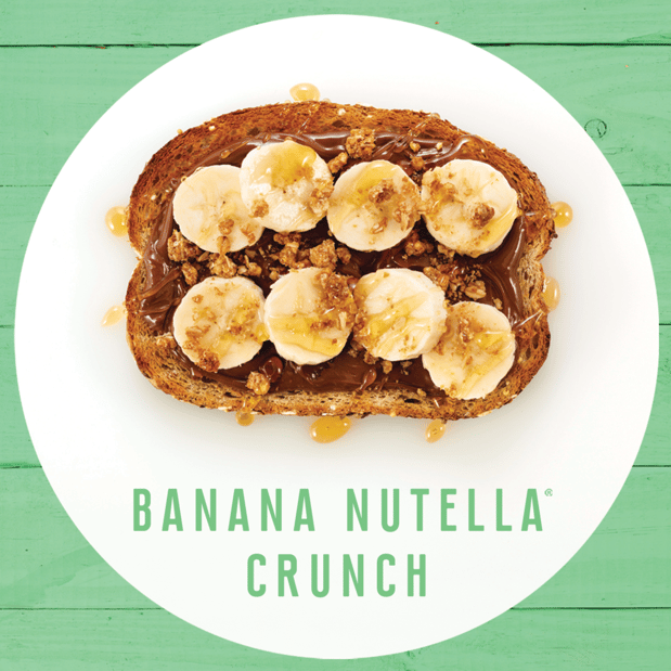 Image of Banana Nutella® Crunch Toast