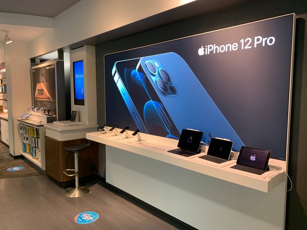 Right side of store