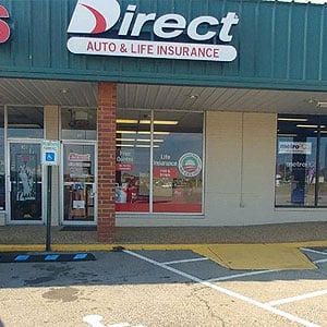 Direct Auto Insurance storefront located at 20 Cloverleaf Plaza, Van Buren