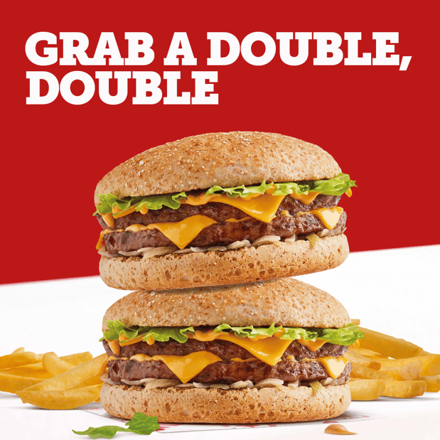 Image of 2 Double Original Quarterpounder Cheese Burgers & 2 Wimpy Chips Deal