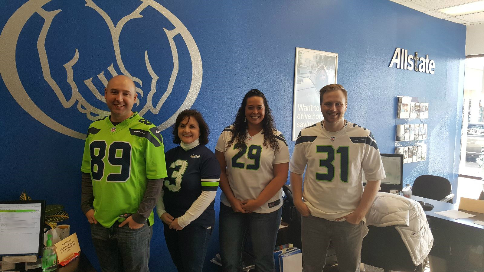 Blue Friday in the Lynnwood Allstate Agency