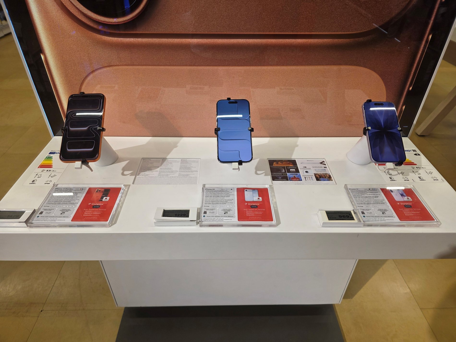 IPhone 17 , 17 pro, 17 pro max , IPhone air chez Boulanger La Valentine