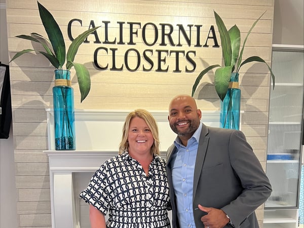 CC Charlotte Designer Creates Bourbon Bar For WBTV's Jorge Andres. California Closets Charlotte, WBTV segment design on the spot, custom storage