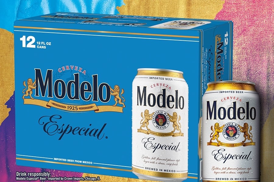 12 pack of modelo especial cans