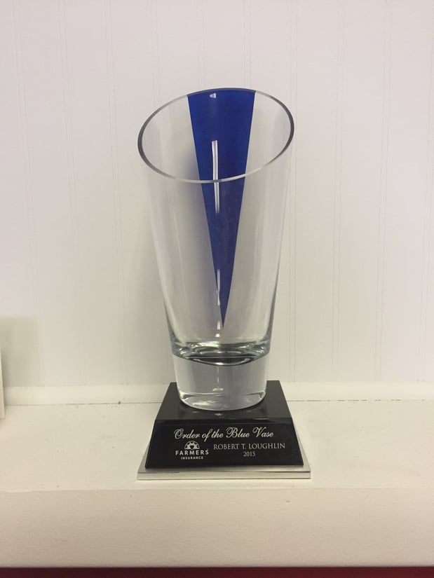 Blue Vase Recipient 2015