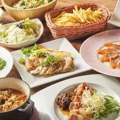 【グランドメニュー最大102種食べ飲み放題Aプラン】ポークステーキ付き【2時間★2980円】