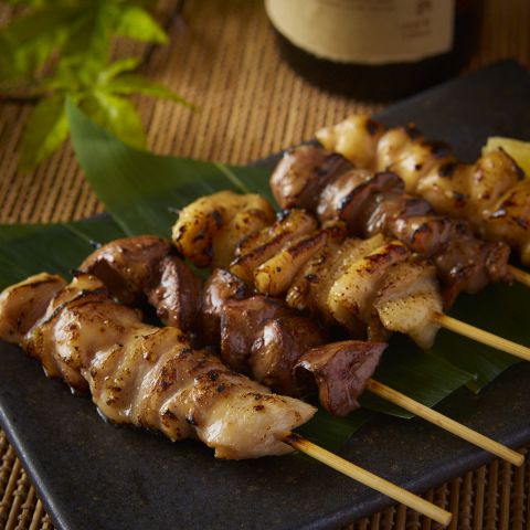 串焼き5種盛り合わせ(塩・タレ)