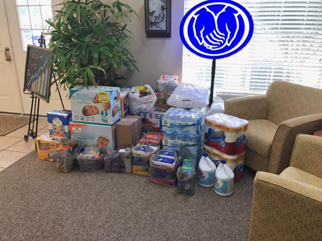 Hurricane relief supplies. on their way to the Houston area.