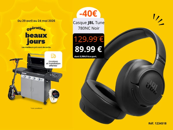 Casque JBL Tune 780NC Noir