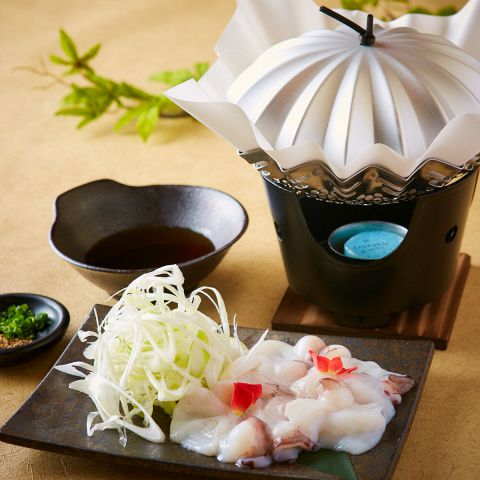 北海道産活生ダコのしゃぶしゃぶ