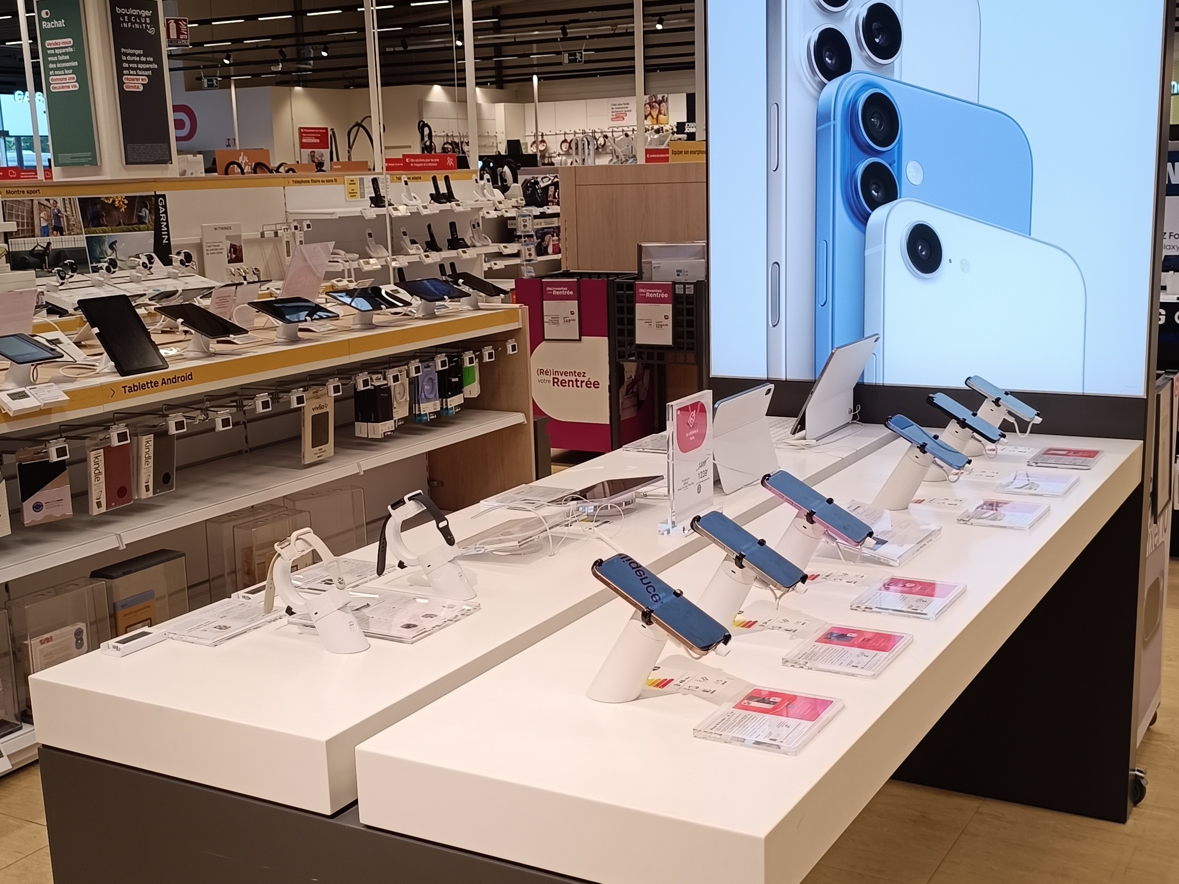 Boulanger Biganos Arcachon rayon iphone