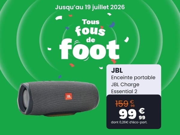 Enceinte portable JBL Charge Essential 2