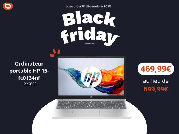 Black friday à Boulanger Beauvais, promotion ordinateurs ASUS, HP, Lenovo