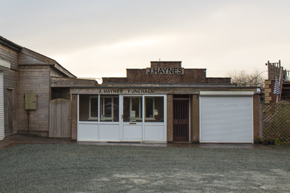 J Haynes Funeral Directors in Shaws Lane, Eccleshall
