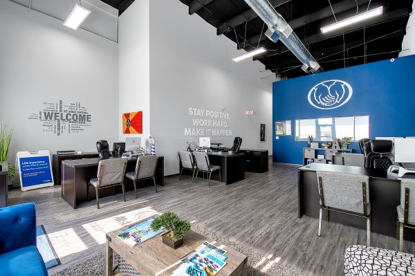 Reception and Sales Floor