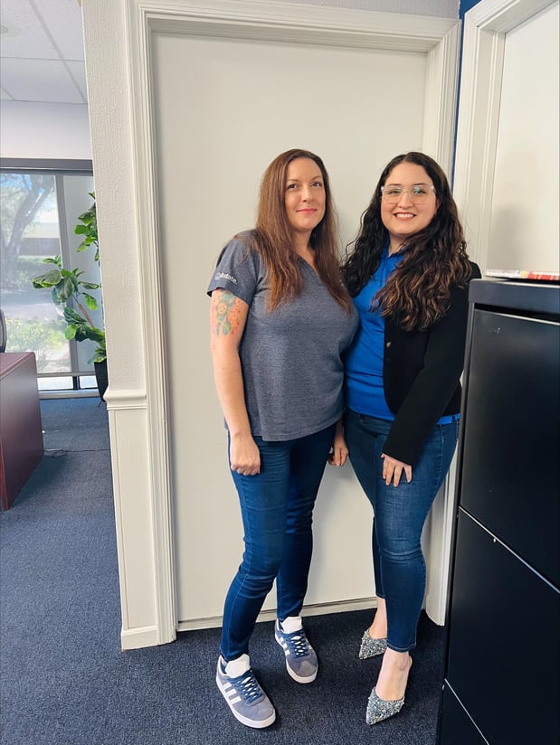 Jacqui and Luisa