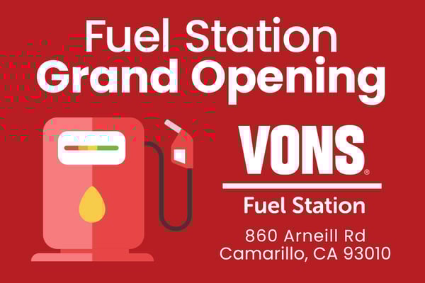 fuel station grand opening Vons fuel station 860 arneill rd camarillo ca 93010