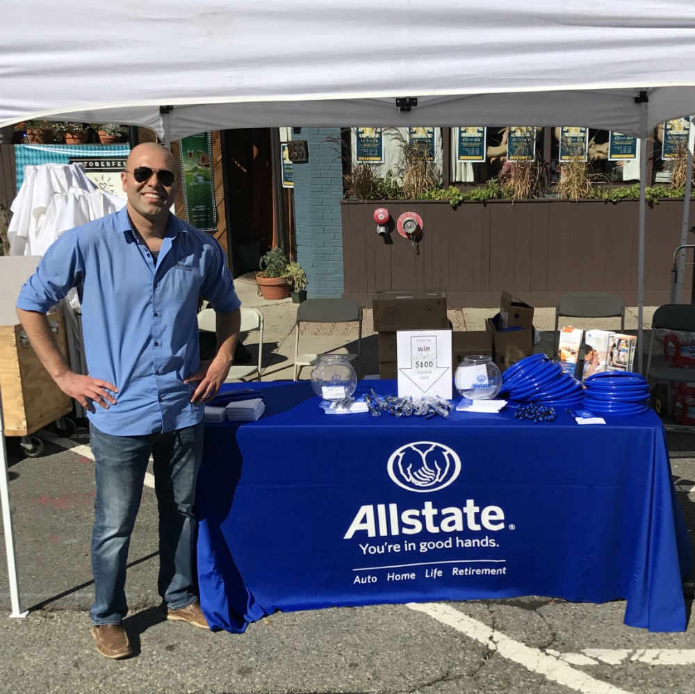 The Allstate booth at the 2017 'What the Fluff' Festival