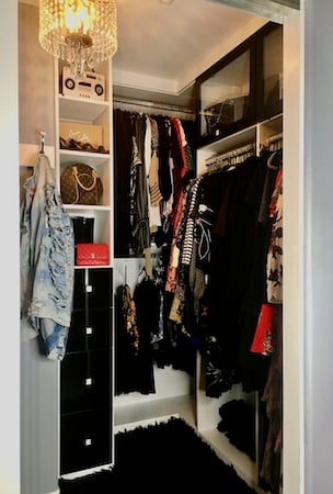 Small Walk-In Closet