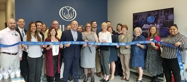 Grand Opening with our Chamber and Community Business owners