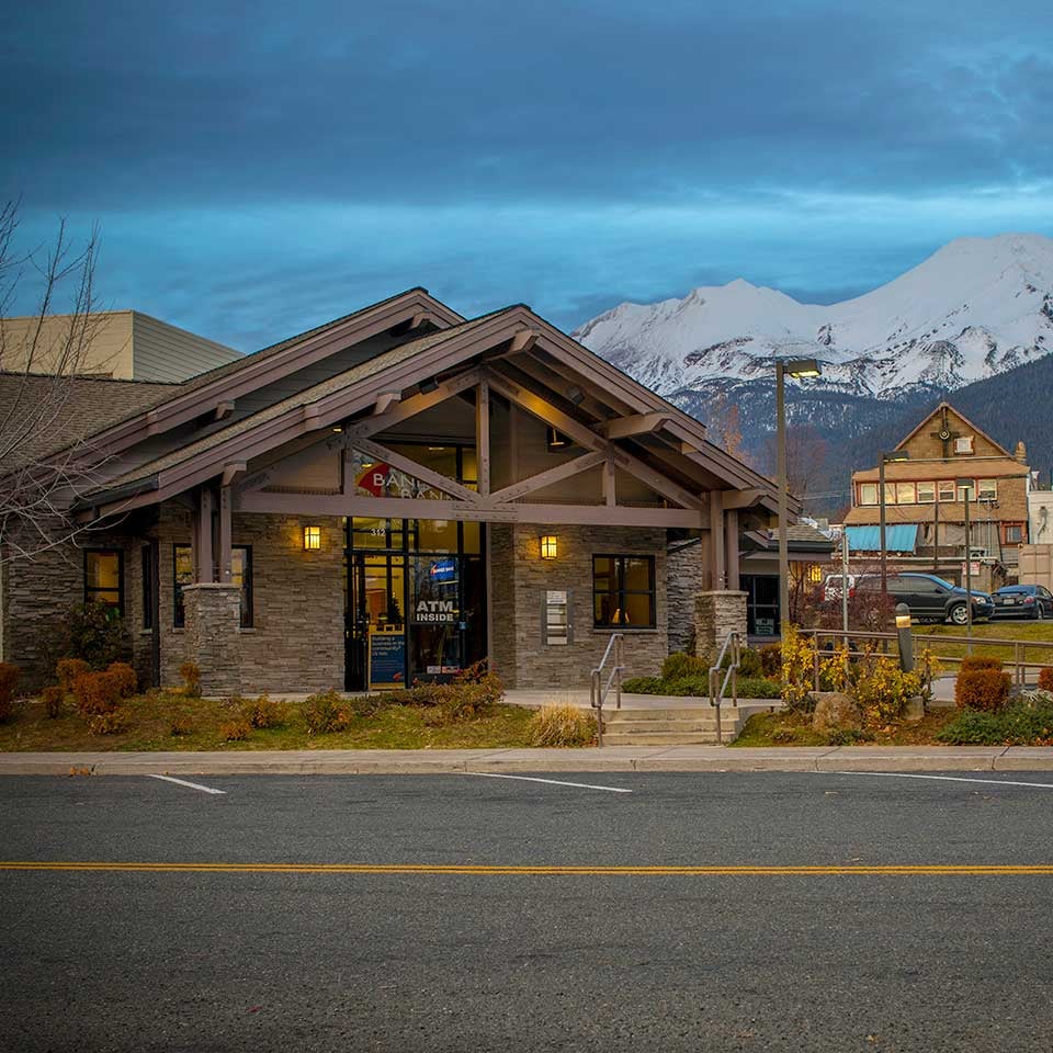 Banner Bank branch in Mount Shasta, California
