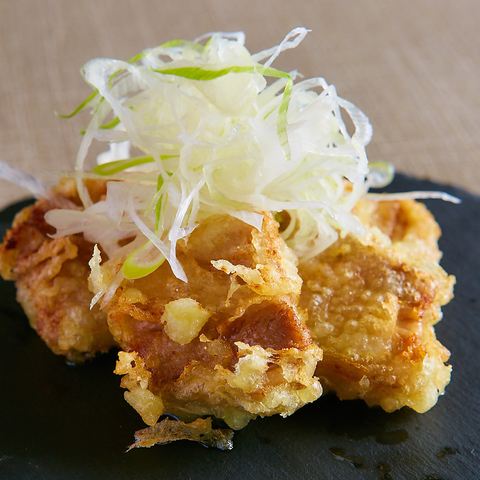 葱たっぷり豚角煮の天ぷら